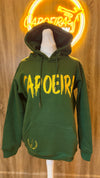 Capoeira Embroidery Hoodie – Green - Image 1