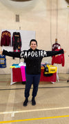 Capoeira Black Hoodie Unisex Casual Wear with Bold White Lettering Menswear Sweatshirts - Image 8