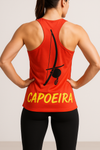 Train. Play. Smile. Repeat." Capoeira Performance Tank - Image 2